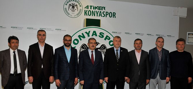 Rektör Şahin'den Konyaspor'a ziyaret