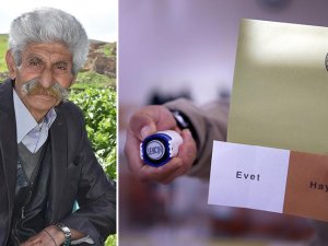 Mezrada kurulan sandıkta tek seçmen oy kullandı