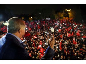 Erdoğan Tarabya'da vatandaşlara hitap etti