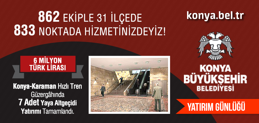 Konya Büyükşehir Yatırımları