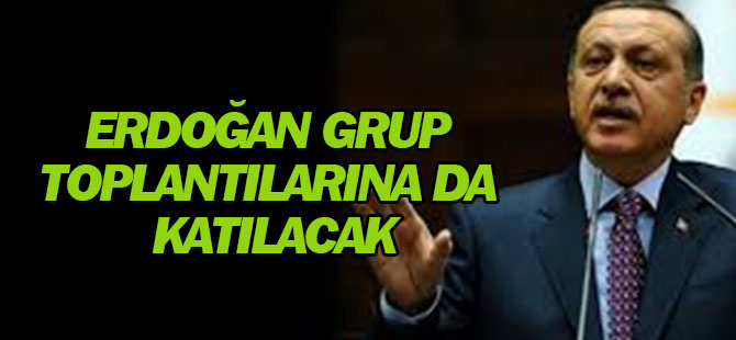 Erdoğan, AK Parti Genel Başkanı Olduktan Sonra Grup Toplantılarına da Katılacak