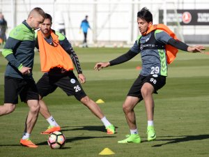 Konyaspor'da Gaziantepsor mesaisi sürüyor VİDEO HABER