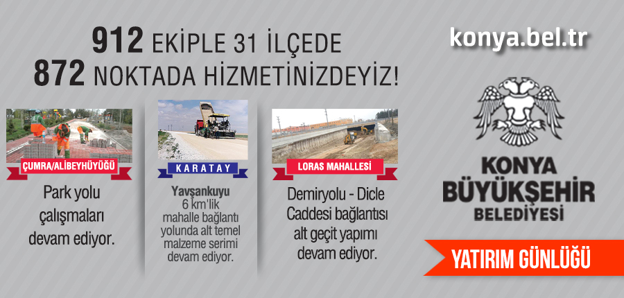Konya Büyükşehir Yatırımları