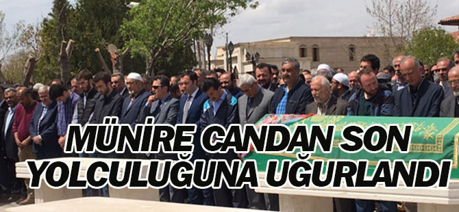 Muharrem Candan'ın annesi toprağa verildi