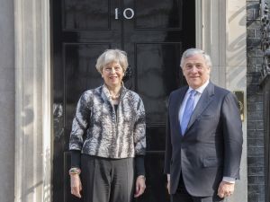 May-Tajani görüşmesi