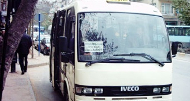 Minibüslere panik butonu