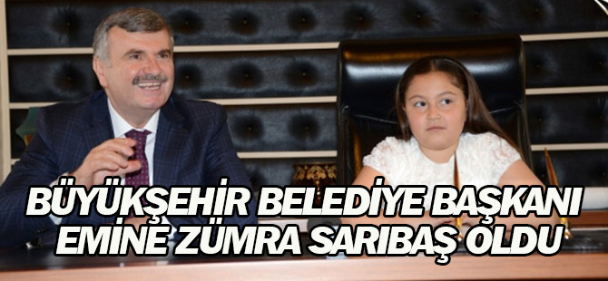 23 Nisan'da Büyükşehir Belediye Başkanı Emine Zümra Sarıbaş Oldu