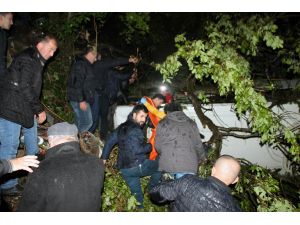 Zonguldak'ta cenaze dönüşündeki kaza