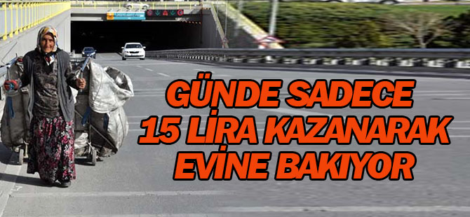 Karton Satarak Ev Geçindiren Kadın Günde Sadece 15 Lira Kazanıyor