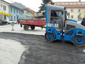Sivrihisar'da asfalt çalışması