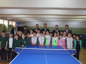 Masa Tenisinde minik raketler sahne aldı