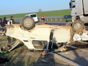 Konya'da iki otomobil çarpıştı: 7 yaralı