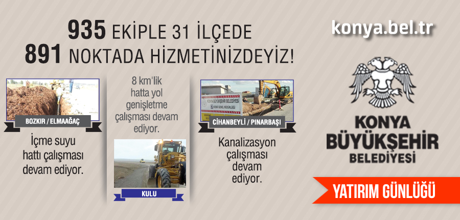 Büyükşehir Belediyesi Yatırımları