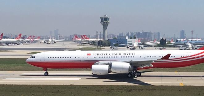 Yeni VIP uçağı TC-CAN ilk uçuşunu yaptı