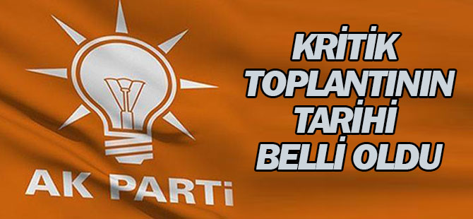 AK Parti'de MYK toplantısı 1 Mayıs'ta yapılacak