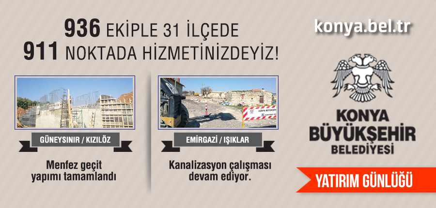 Konya Büyükşehir Yatırımları