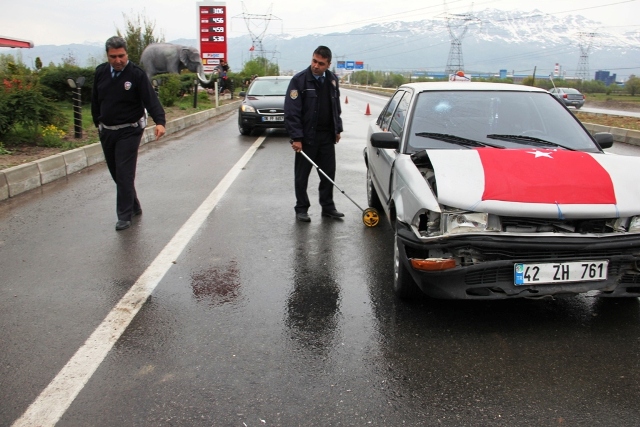 Seydişehir’de 4 yaralı kaza
