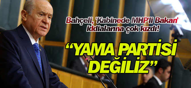 Bahçeli, 'Kabinede MHP'li Bakan' İddiasıyla İlgili İlk Kez Konuştu: Yama Partisi Değiliz