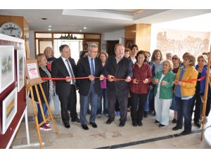 Ürgüp'te suluboya resim sergisi açıldı