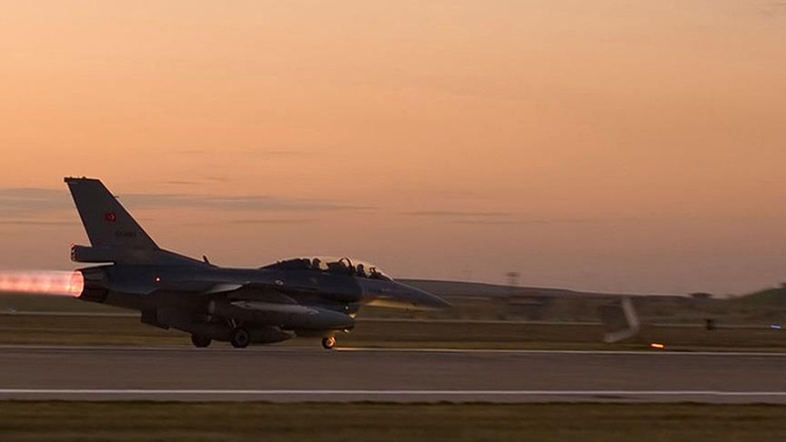 Teröristlerin sızma girişimi hava harekatıyla engellendi