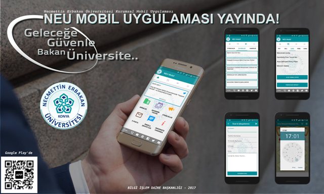 ‘NEU Mobil’e ‘Öğrenci Otomasyonu’ eklendi
