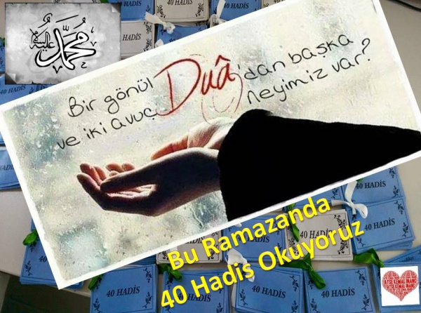 Öğrencilerden Ramazan'da 40 hadi okuyoruz kampanyası