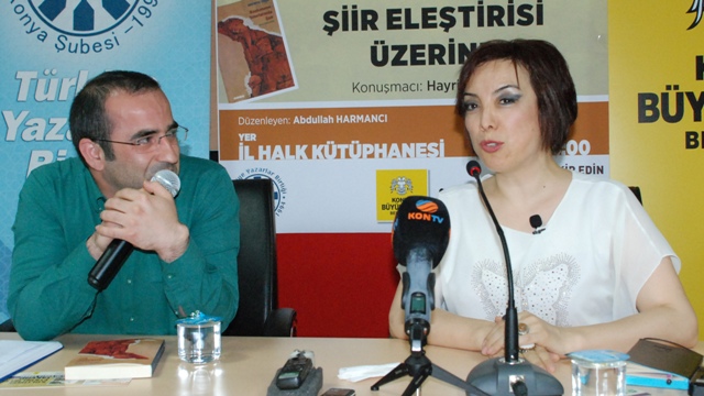 TYB Konya Şubesi’nde ''Şiir Eleştirisi Üzerine ”söyleşi yapıldı