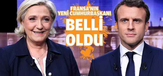 Fransa'nın yeni cumhurbaşkanı belli oldu