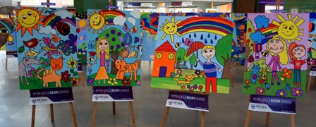 Öğrenciler sergi açtı