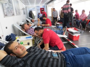 Karapınar'da kan bağışı