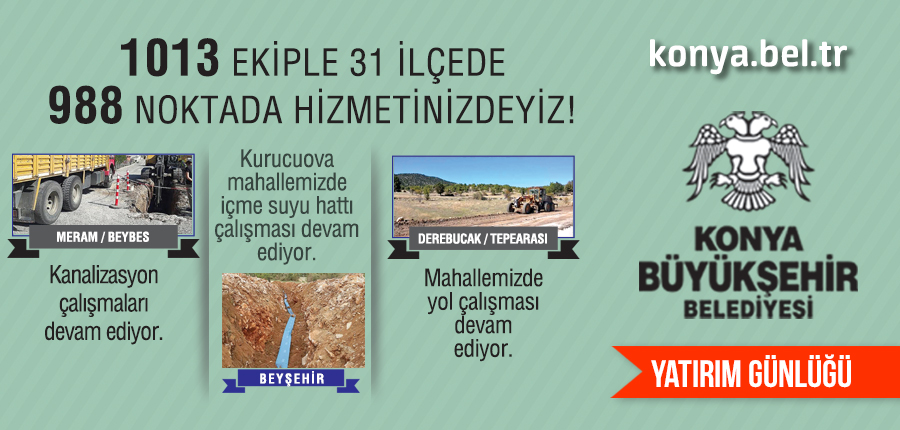 Konya Büyükşehir Belediyesi Yatırımları