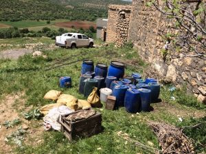 Mardin'de 500 kilogram patlayıcı ele geçirildi