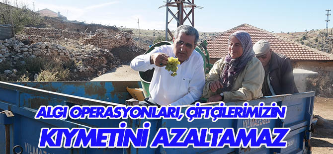 Konuk: Algı operasyonu Türk çiftçisinin kıymetini azaltamaz