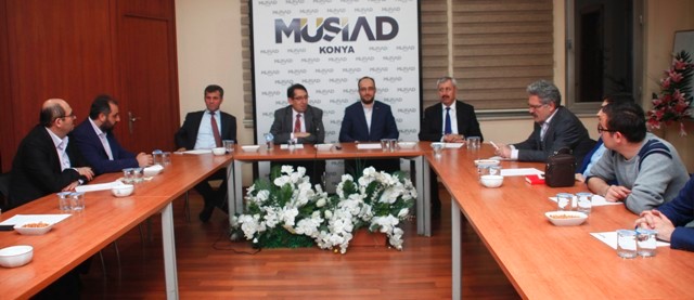Vergi Dairesi Başkanı Ünver, MÜSİAD Konya'nın konuğu oldu