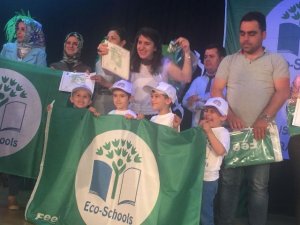 Miniklerin ‘Yeşil Bayrak’ ‘sevinci
