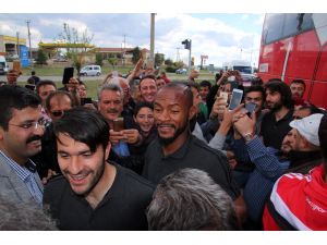 Sivasspor'a coşkulu karşılama