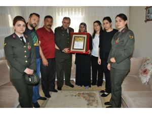 Kırıkkale'de şehit ailesine "Şehadet Belgesi" verildi