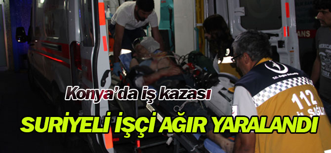 Ekmek Fabrikasında Çalışan Suriyeli Yaralandı