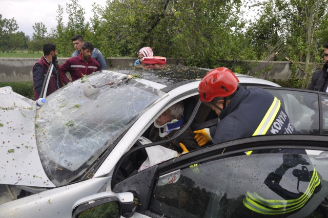Seydişehir'de Trafik Kazası: 2 Yaralı