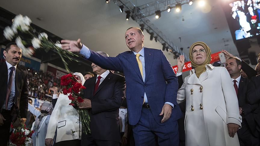 Cumhurbaşkanı Erdoğan kongrede  konuştu