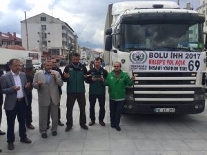 Haleplilere gıda yardımı