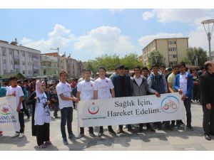 Karapınar'da sağlık yaşam yürüyüşü