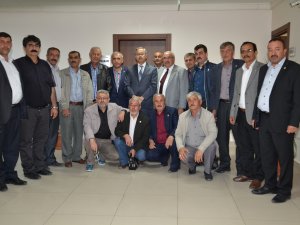 Muhtarlardan Karatay Kaymakamına ziyaret