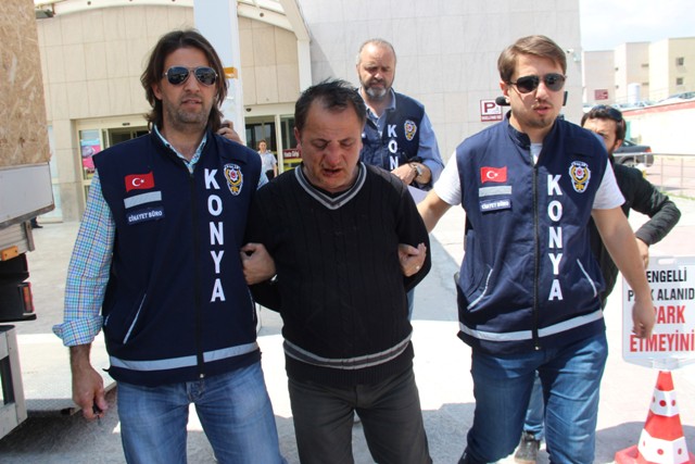 Konya'da emekli polis memurunun öldürülmesi