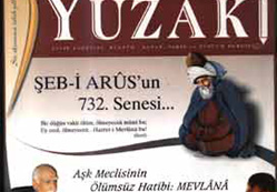 Yüzakı'ndan Mevlana özel sayısı