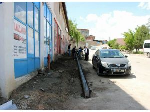 Suşehri Belediyesinin kaldırım çalışmaları