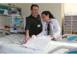 Erzurum'da 3 aylık bebeğe diyaliz tedavisi