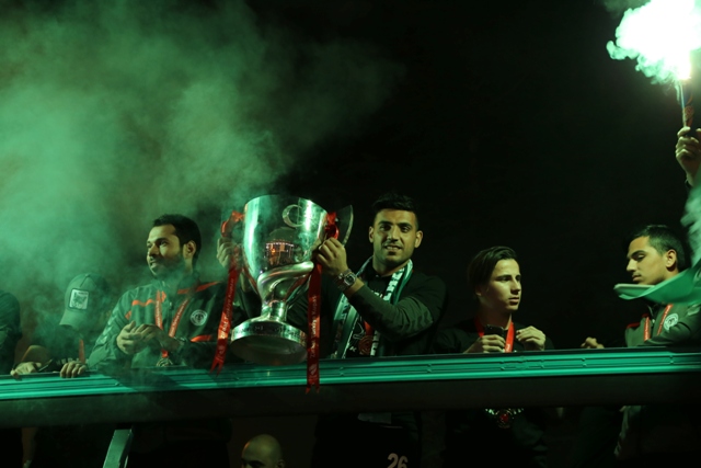 Atiker Konyaspor'a coşkulu karşılama