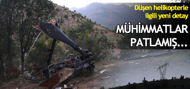 Düşen helikopterle ilgili detaylar ortaya çıktı