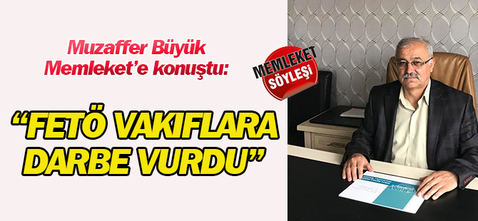 Muzaffer Büyük: Siyasiler bu konuya el atsın